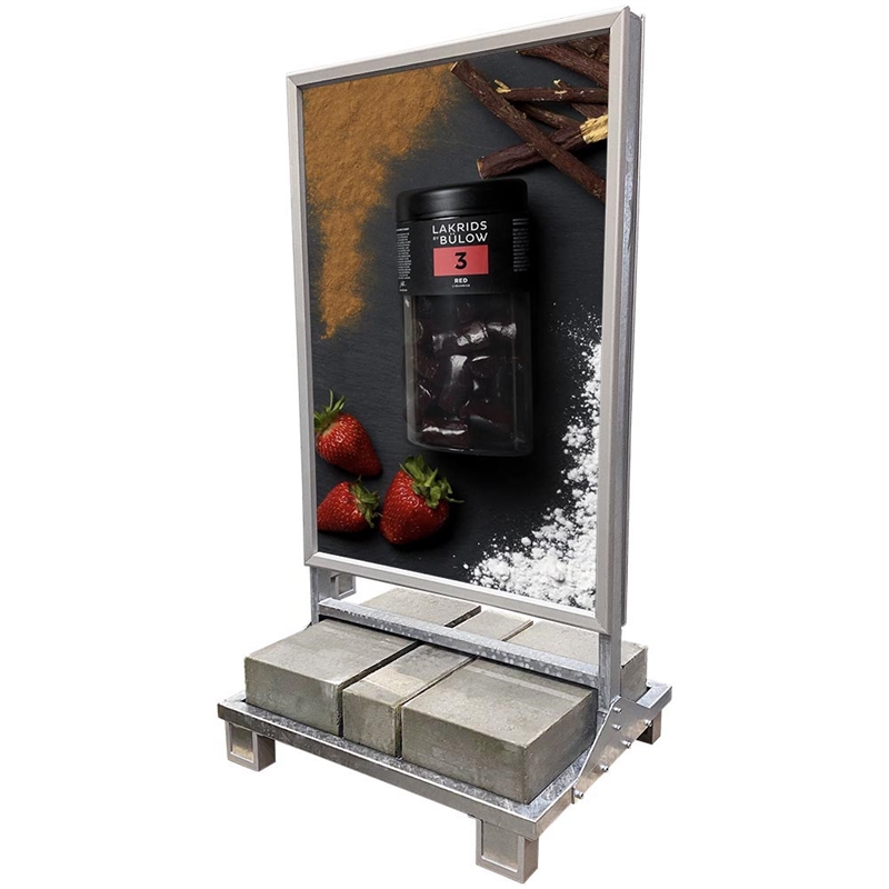 Heavy Outdoor Betonstander A0
