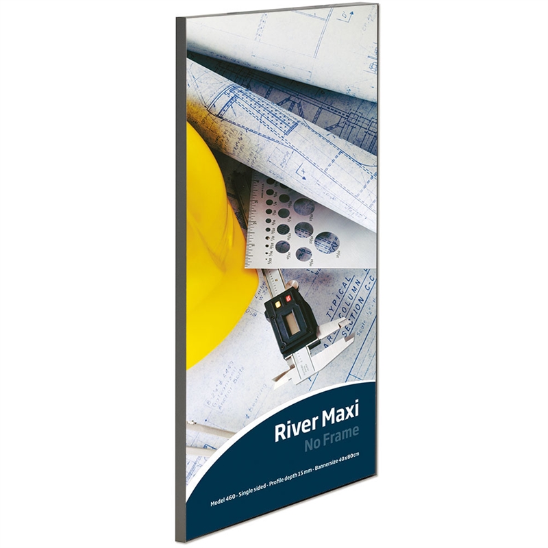 Maxiframe River Enkeltsidet Bannerramme 70 100 Cm