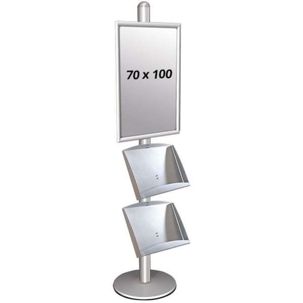 Multi Stander   Enkeltsidet Med   Stålhylder 25mm  1x70x100cm