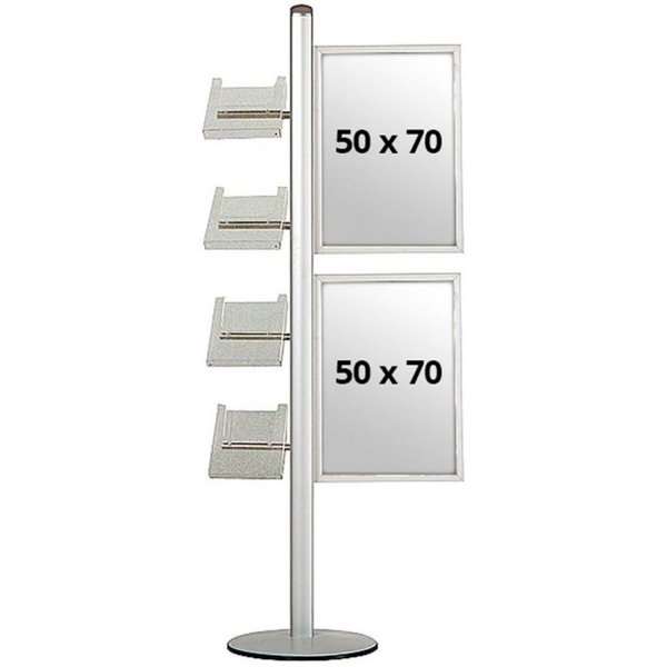 Multi Stander 18 Enkeltsidet 2x70x50 Slide-in 4xa4 Hylder