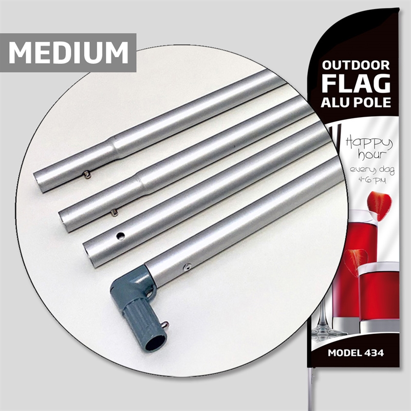 Outdoor Flag  Alustang  Medium  Uden Fod Og Flag