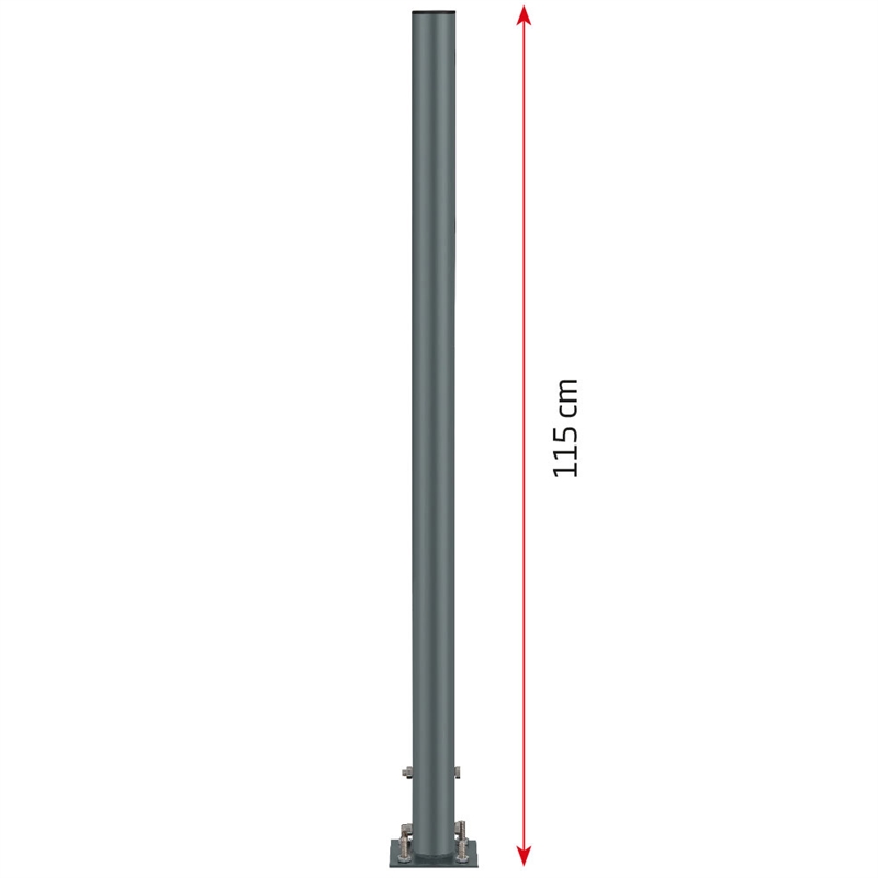 Pole Stand 115 Cm Mørkegrå Til Dispensere