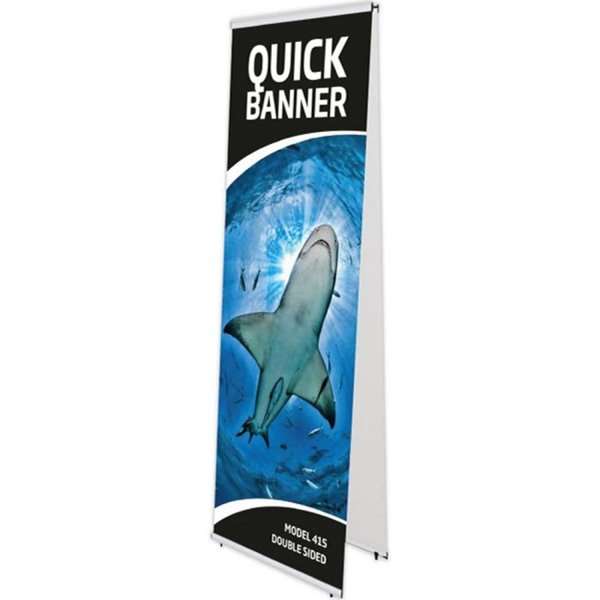 Quick Banner Stand Dobbeltsidet 60 200cm