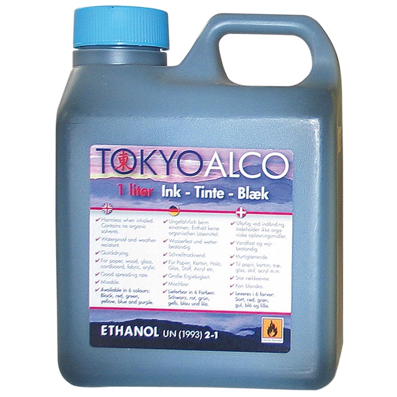 Tokyo Alco Skilteblæk    Liter  Blå