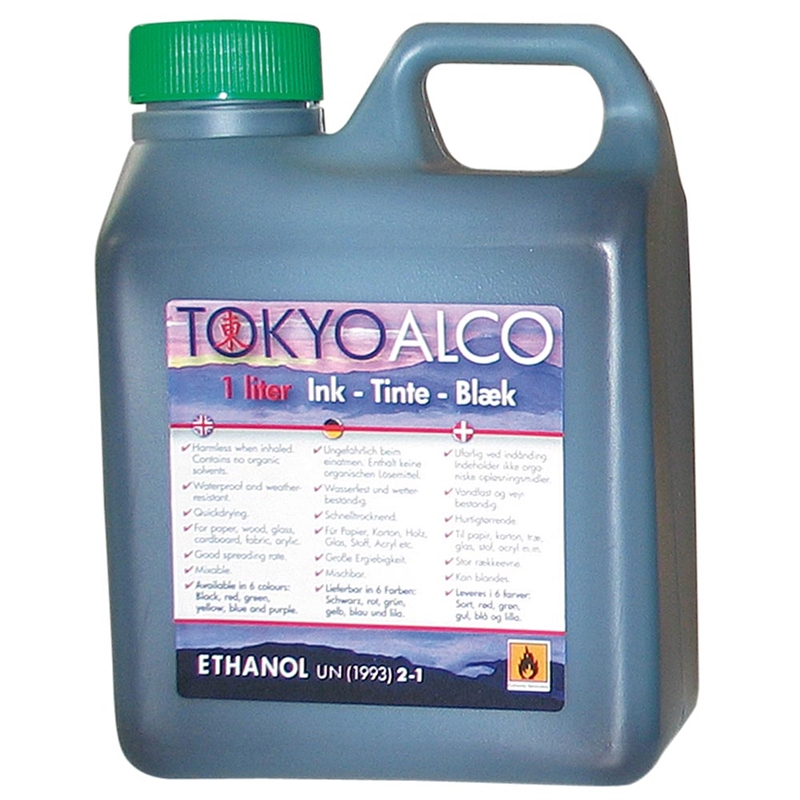 Tokyo Alco Skilteblæk    Liter  Grøn