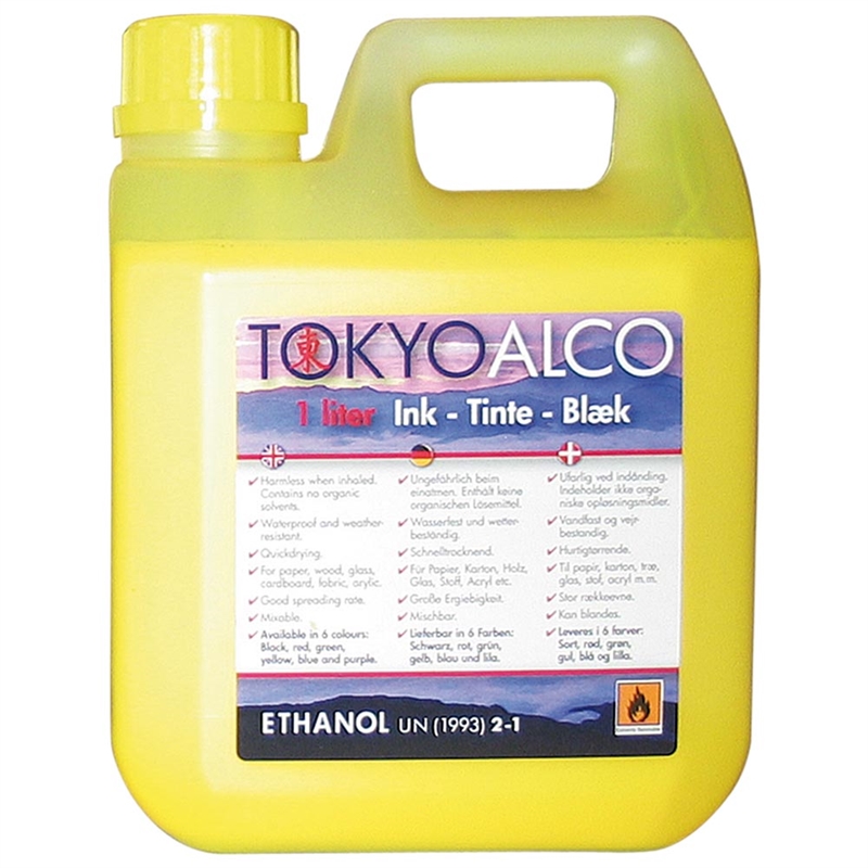 Tokyo Alco Skilteblæk    Liter  Gul