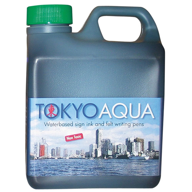 Tokyo Aqua Skilteblæk    Liter  Grøn