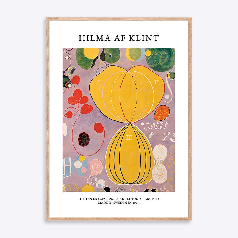 Hilma Af Klint The Ten Largest Adulthood No7
