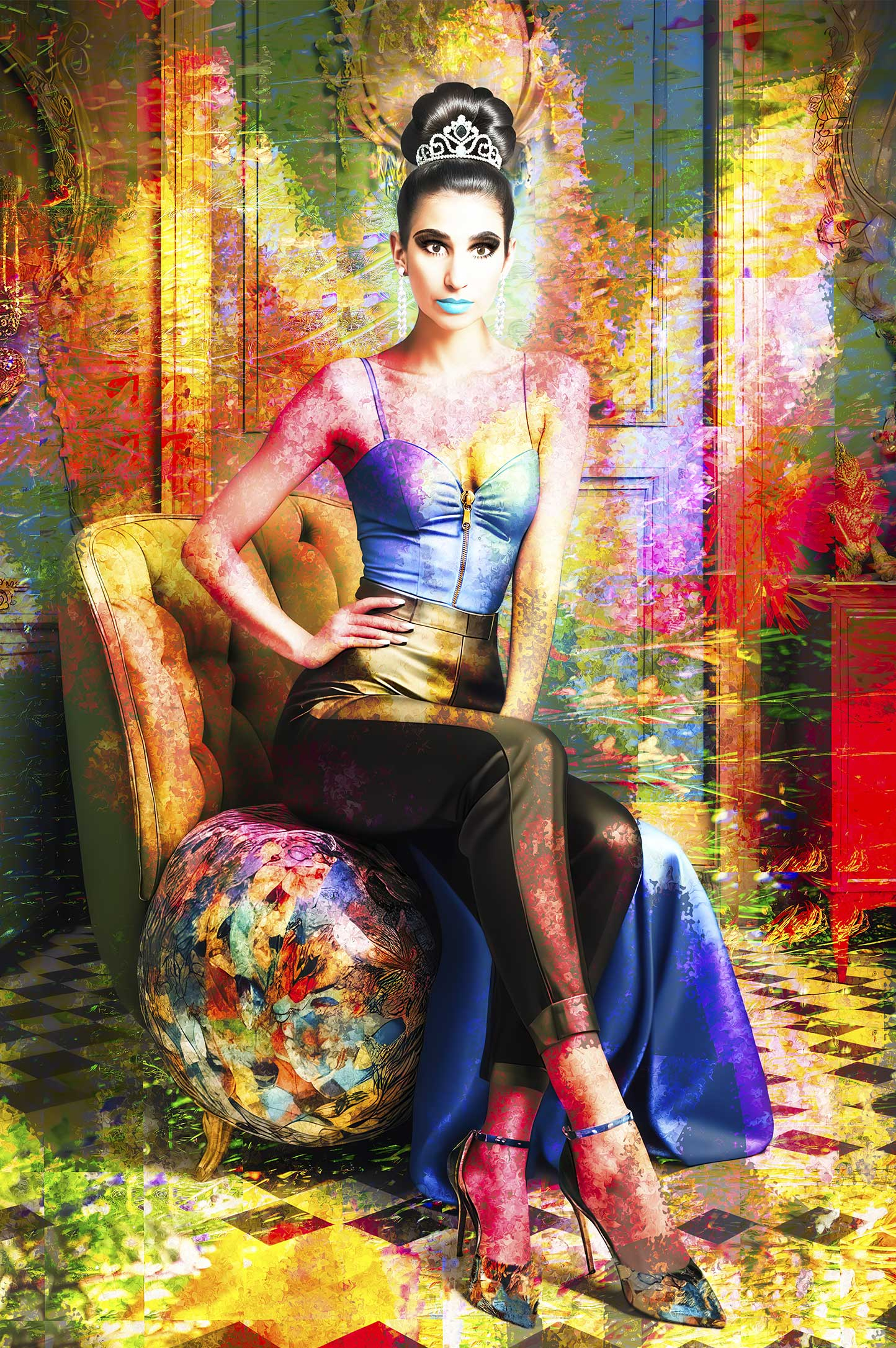 Painting Of Luxury Af Lotte Grarup
