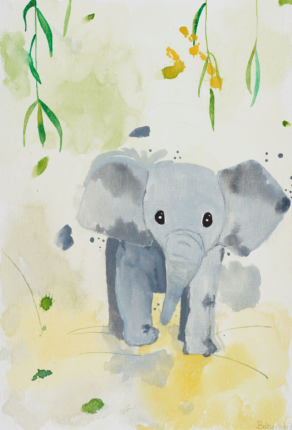Baby Elefant Af Leo Mio