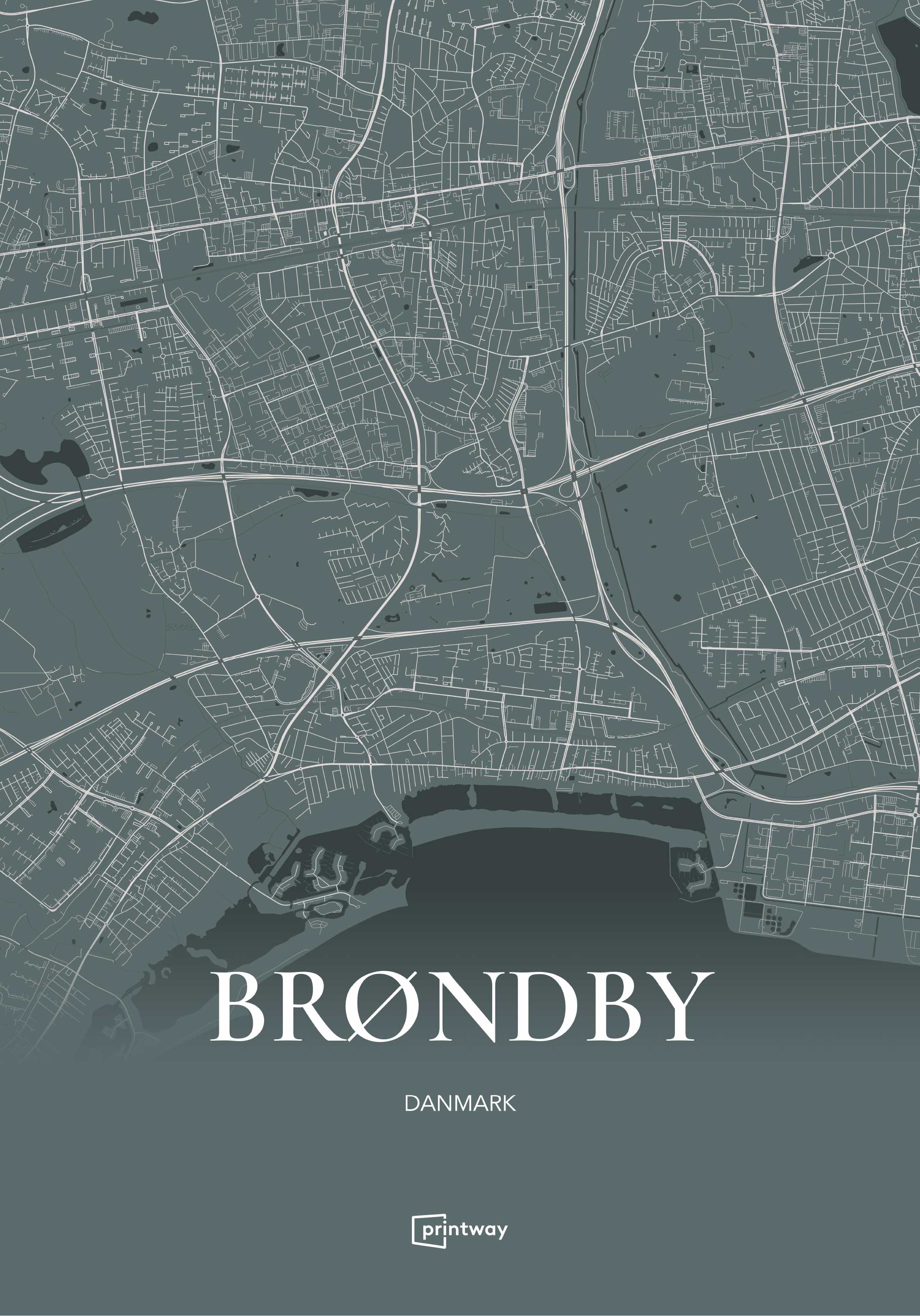 Brøndby Plakaten Skovgrøn