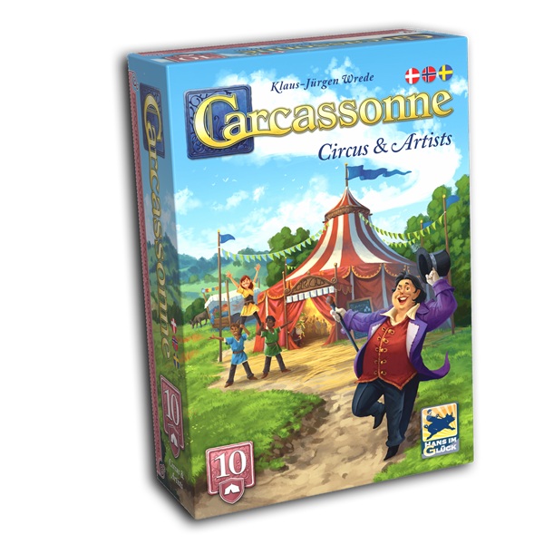 Carcassonne  Dansk  Udvidelse 10: Circus And Artists  2025