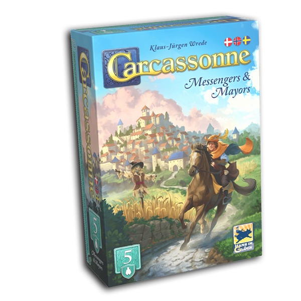 Carcassonne  Dansk  Udvidelse  : Messengers And Mayors  2025