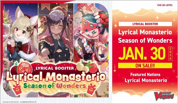 Cardfight  Vanguard Ccg Dz Divinez Set 02: Lyrical Monasterio Season Of Wonders Lyrical Booster Box  Display  16 Pakker Engelsk