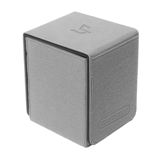 Deck Box Alcove Flip Box Leatherette : Patchcraft: Gray Ultra Pro 16641