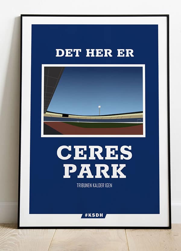 Det Her Er Ceres Park  Plakat 21   29    A4  Kr  199 -