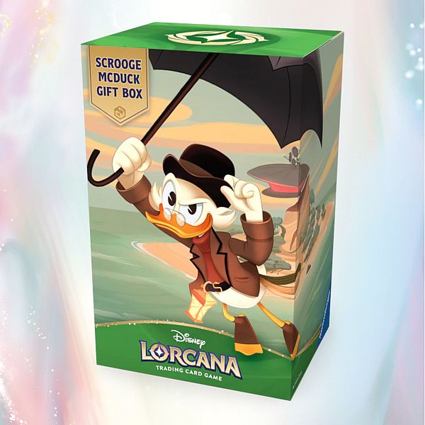 Disney Lorcana Tcg: Set 11 Winterspell Scrooge Gift Box Booster Packs