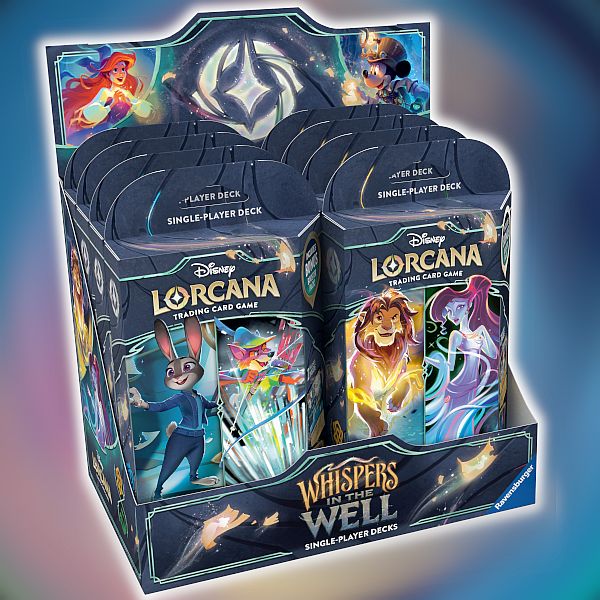 Disney Lorcana Tcg: Whispers In The Well Deck Display