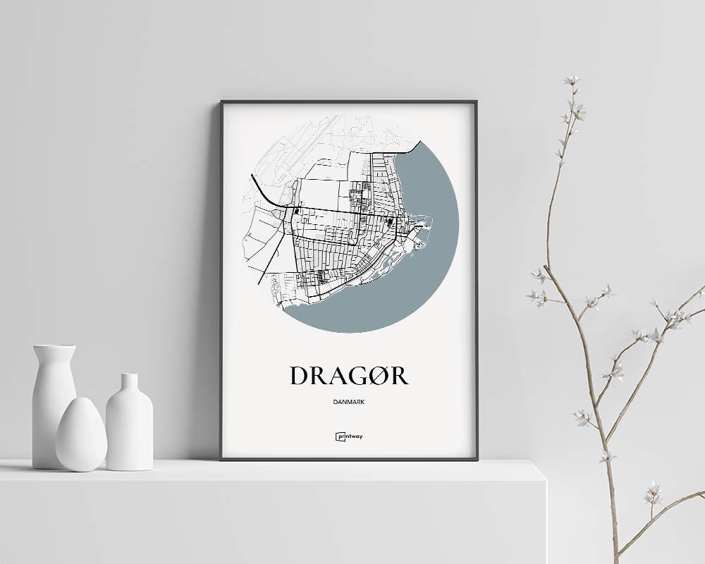 Dragør Plakaten Hvid