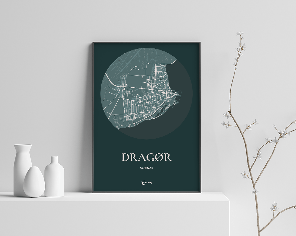 Dragør Plakaten Skovgrøn
