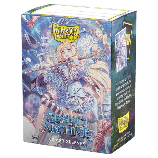 Dragon Shield Deck Protectors License Sleeves: Grand Archive: Alice  Golden Queen 100 Lommer Dragonshield Sleeves  At-16169