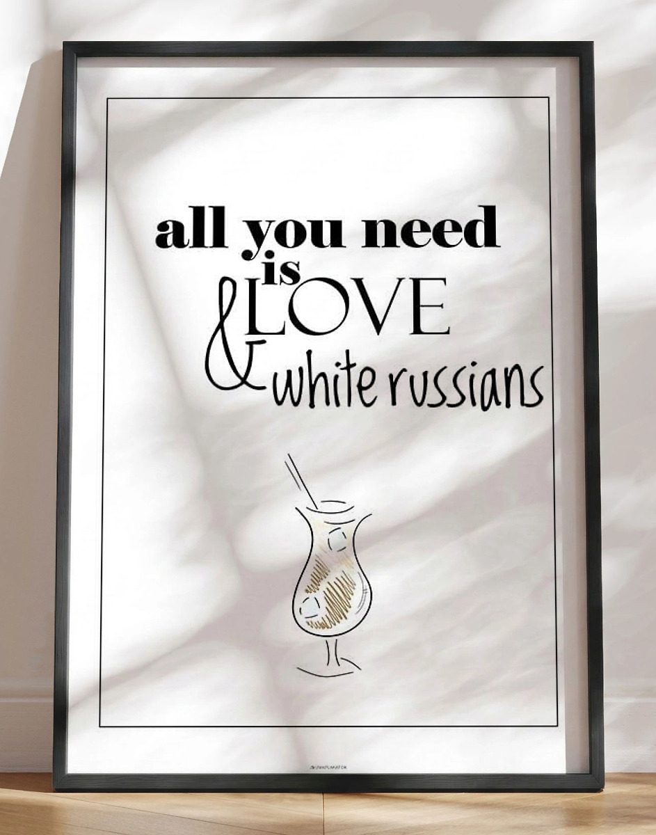Drinks Plakat White Russian