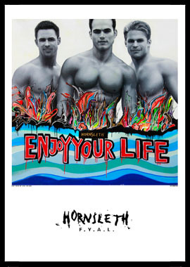 Enjoy Your Life Af Hornsleth  230g Fine Art Papir  50x70 Cm