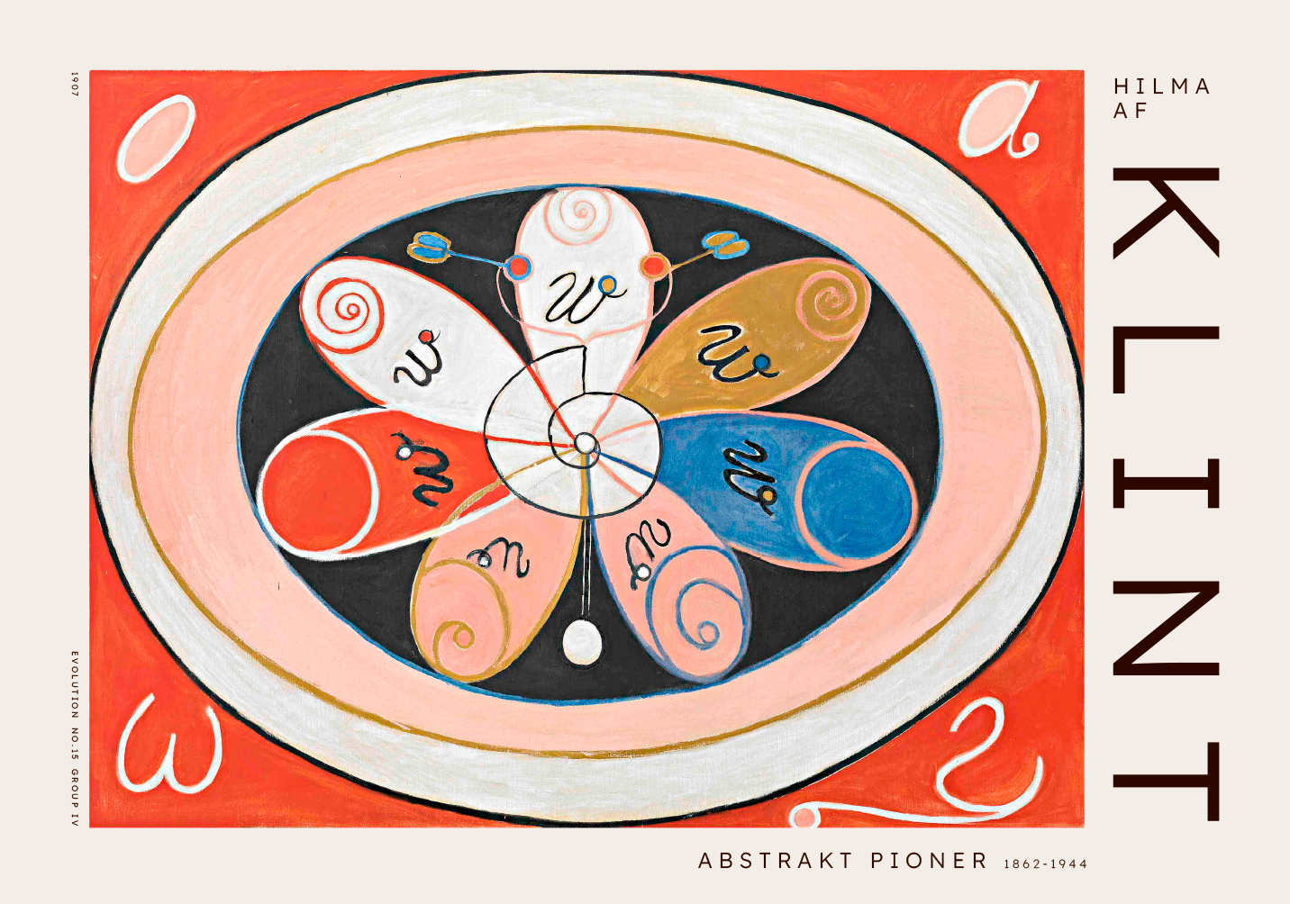 Evolution No  15 Group Iv  The Seven-pointed Stars Af Plakatwerket