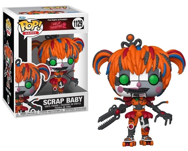 Funko Pop: Five Nights At Freddy  : Help Wanted   Scrap Baby  1129 Vinyl Figure 9cm