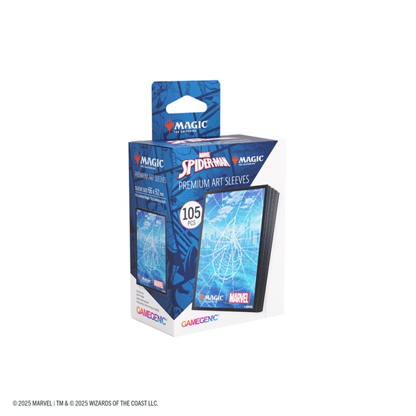 Gamegenic Magic: The Gathering Marvel   Spider-man Premium Art Sleeves Spider-man Island  105 Kortlommer