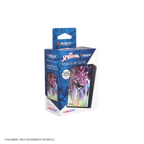 Gamegenic Magic: The Gathering Marvel   Spider-man Premium Art Sleeves Spider-man Miles Morales  105 Kortlommer