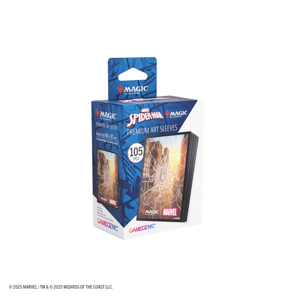 Gamegenic Magic: The Gathering Marvel   Spider-man Premium Art Sleeves Spider-man Plains   105 Kortlommer