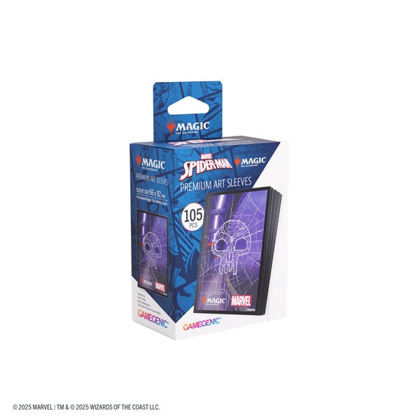 Gamegenic Magic: The Gathering Marvel   Spider-man Premium Art Sleeves Spider-man Swamp  105 Kortlommer