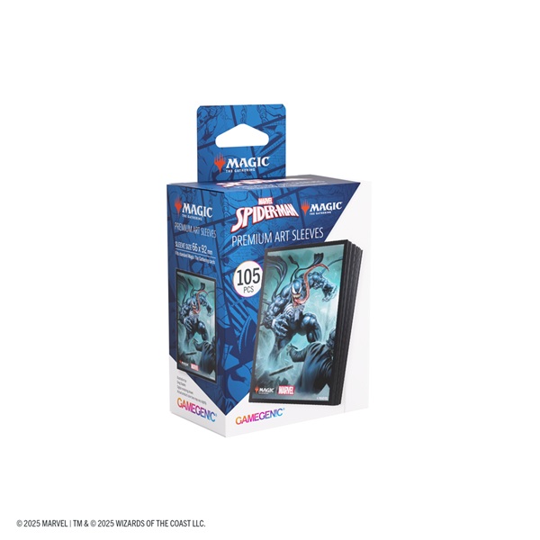 Gamegenic Magic: The Gathering Marvel   Spider-man Premium Art Sleeves Venom  105 Kortlommer