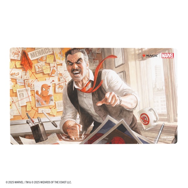 Gamegenic Spillem 195 165 Tte: Magic: The Gathering Marvel Spider-man Prime Playmat Jonah Jameson