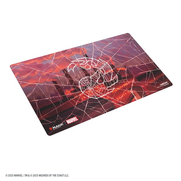 Gamegenic Spillem 195 165 Tte: Magic: The Gathering Marvel Spider-man Shiny Playmat Spider-man Mountain