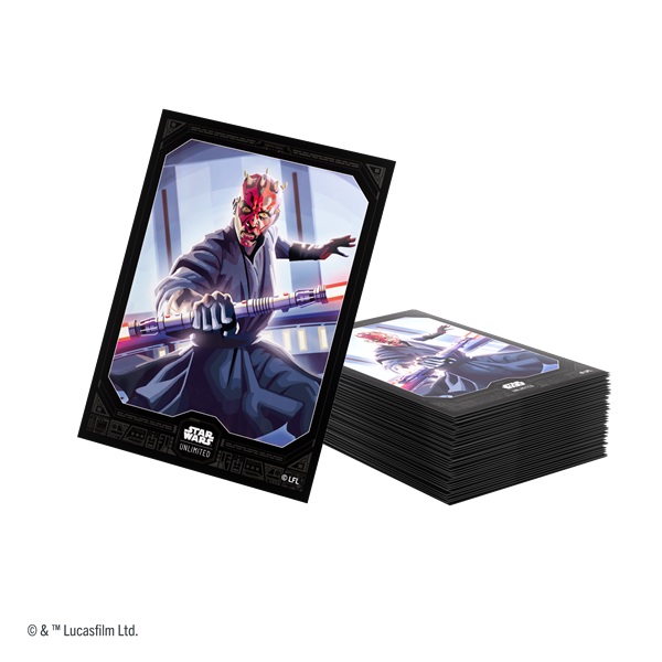 Gamegenic Star Wars: Unlimited Legends Of The Force Premium Art Sleeves Darth Maul  60   Kortlommer