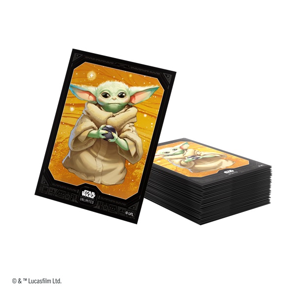Gamegenic Star Wars: Unlimited Legends Of The Force Premium Art Sleeves Grogu  60   Kortlommer