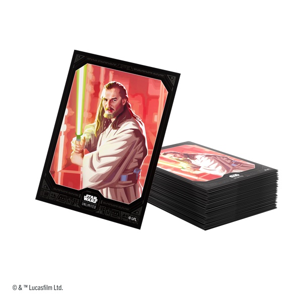 Gamegenic Star Wars: Unlimited Legends Of The Force Premium Art Sleeves Qui-gon  60   Kortlommer