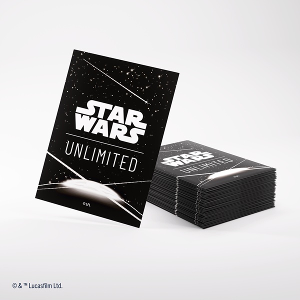 Gamegenic Star Wars: Unlimited Premium Art Sleeves Card Back White  60   Kortlommer