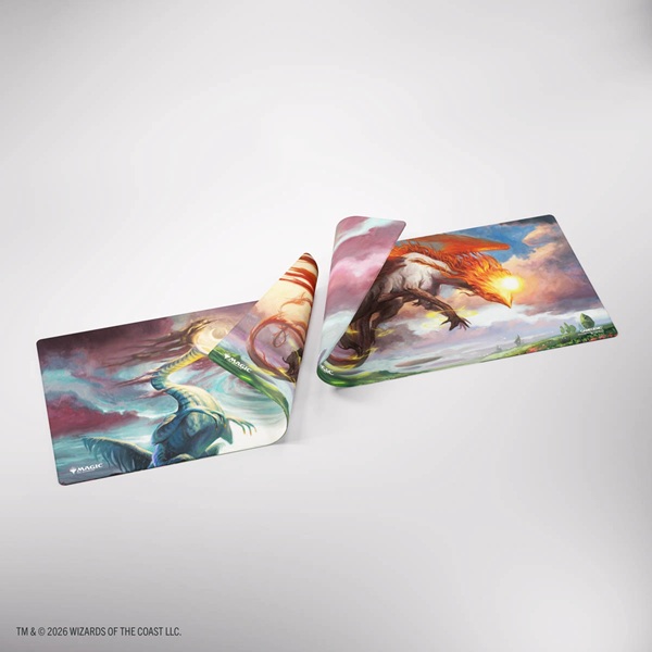 Gamegenic  -sidet Spillem 195 165 Tte  Double-sided Playmat : Magic: The Gathering Lorwyn Eclipsed Eirdu  Carrier Of Dawn Isilu  Carrier Of Twilight