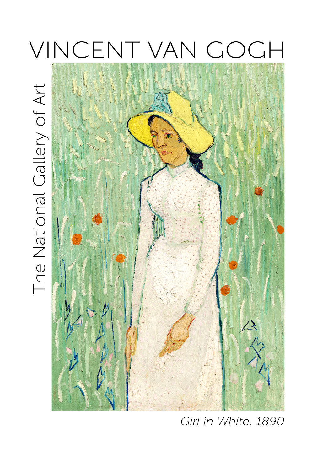 Girl In White Af Plakatwerket