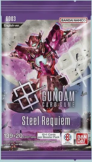 Gundam Card Game Gd03: Steel Requiem Booster Pack