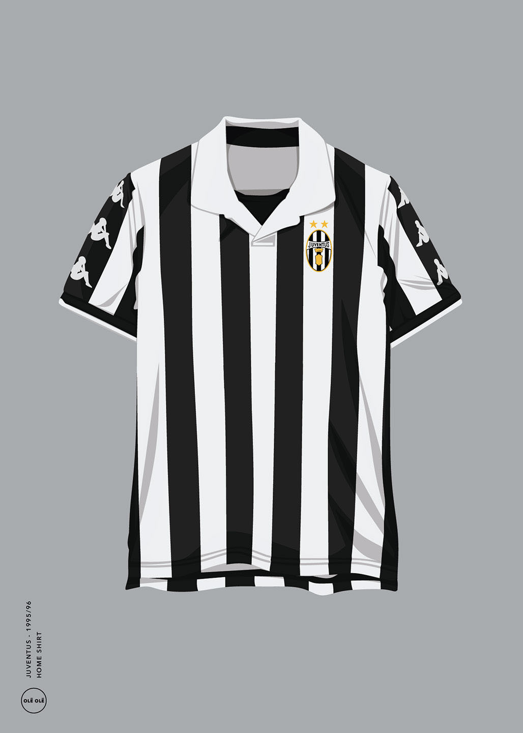 Juventus Home Shirt 1995 96 Af Olé Olé