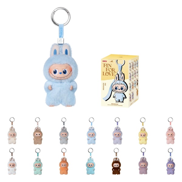 Labubu: The Monsters V4a: Pin For Love   -   Plush Doll Pendant Blindbox