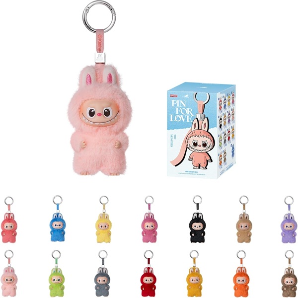 Labubu: The Monsters V4b: Pin For Love   -   Plush Doll Pendant Blindbox