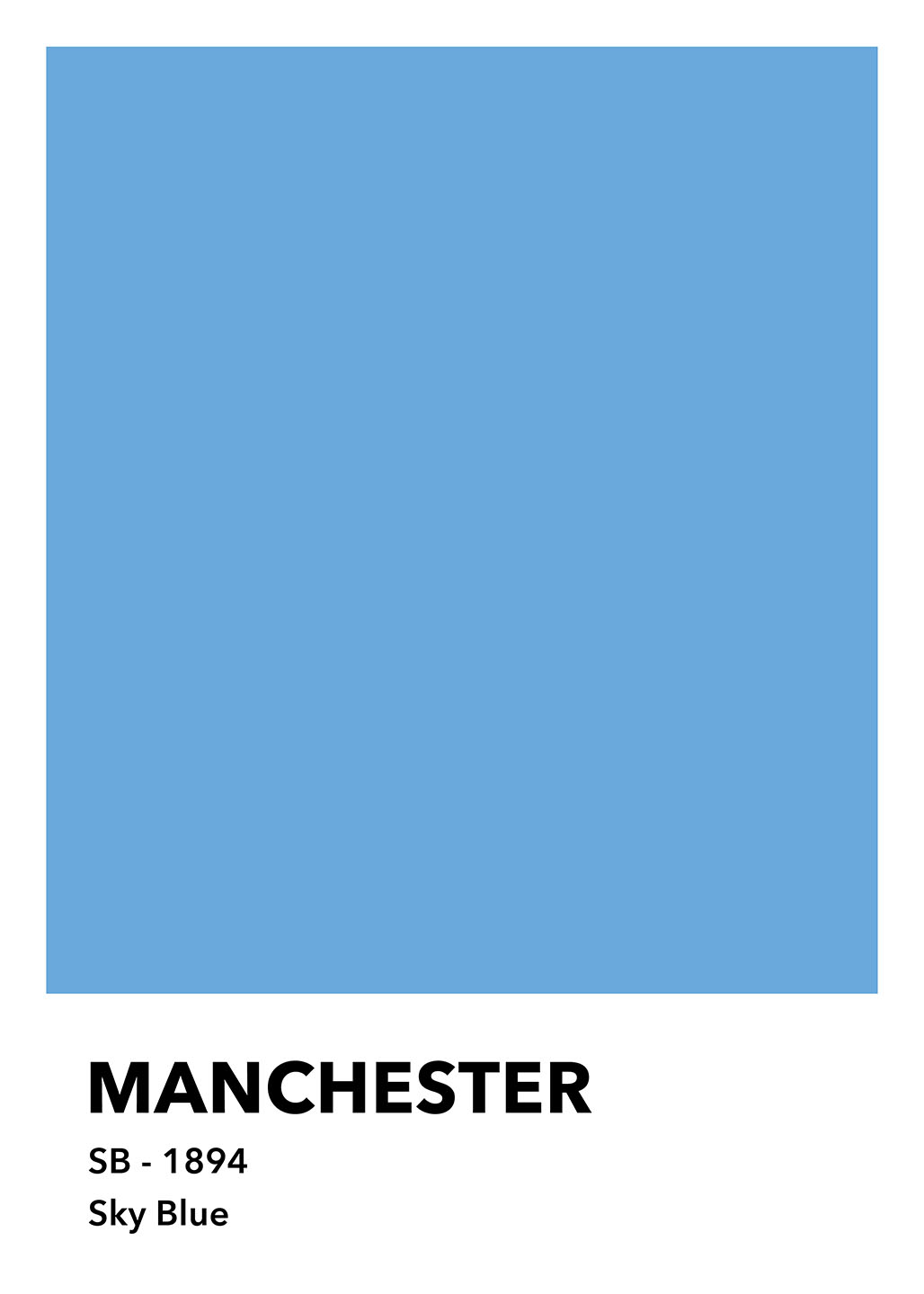 Manchester Sky Blue Af Olé Olé