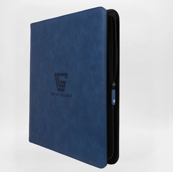 Mappe Gemloader Premium 12-pocket Binder: Blue  Holder 480 Kort
