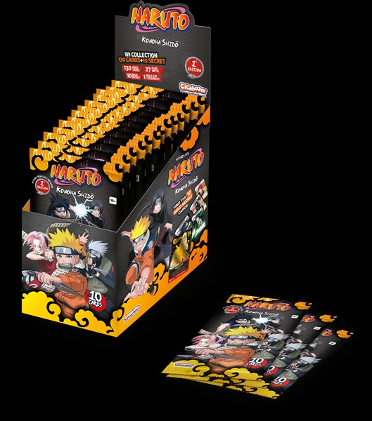 Naruto Mythos Trading Card Game: Konoha Shido Booster Box Display 24 Packs
