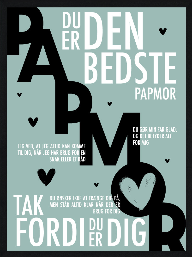 Papmor Plakat Personlig Plakat